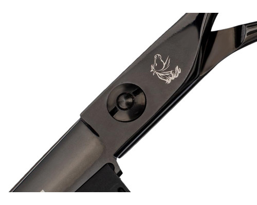 Ножницы прямые с расческой Mustang Premium NPR-016 Черный 6,0 дюймов