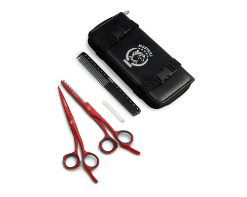 Набор ножниц Mustang Premium NPR-01 Красный 6,0 дюйм