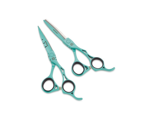 Набор ножниц Mustang Professional NP-07 Бирюзовый 5,5 дюйм