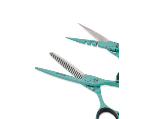 Набор ножниц Mustang Professional NP-07 Бирюзовый 5,5 дюйм