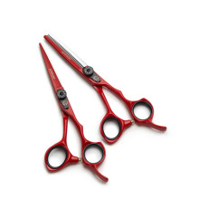 Набор ножниц Mustang Professional NP-02 Красный 5,5 дюйм