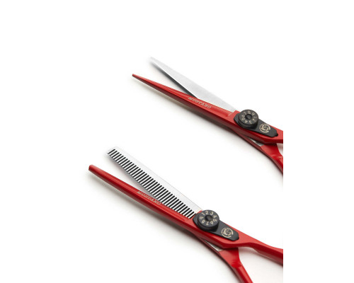 Набор ножниц Mustang Professional NP-02 Красный 5,5 дюйм