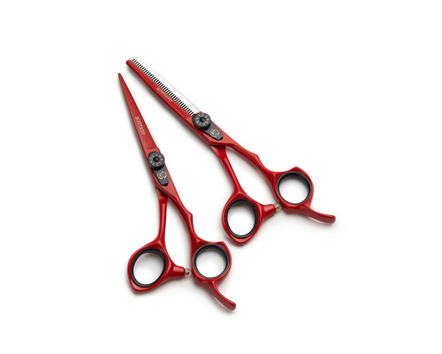 Набор ножниц Mustang Professional NP-02 Красный 6,0 дюйм