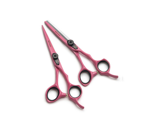 Набор ножниц Mustang Professional NP-02 Розовый 5,5 дюйм